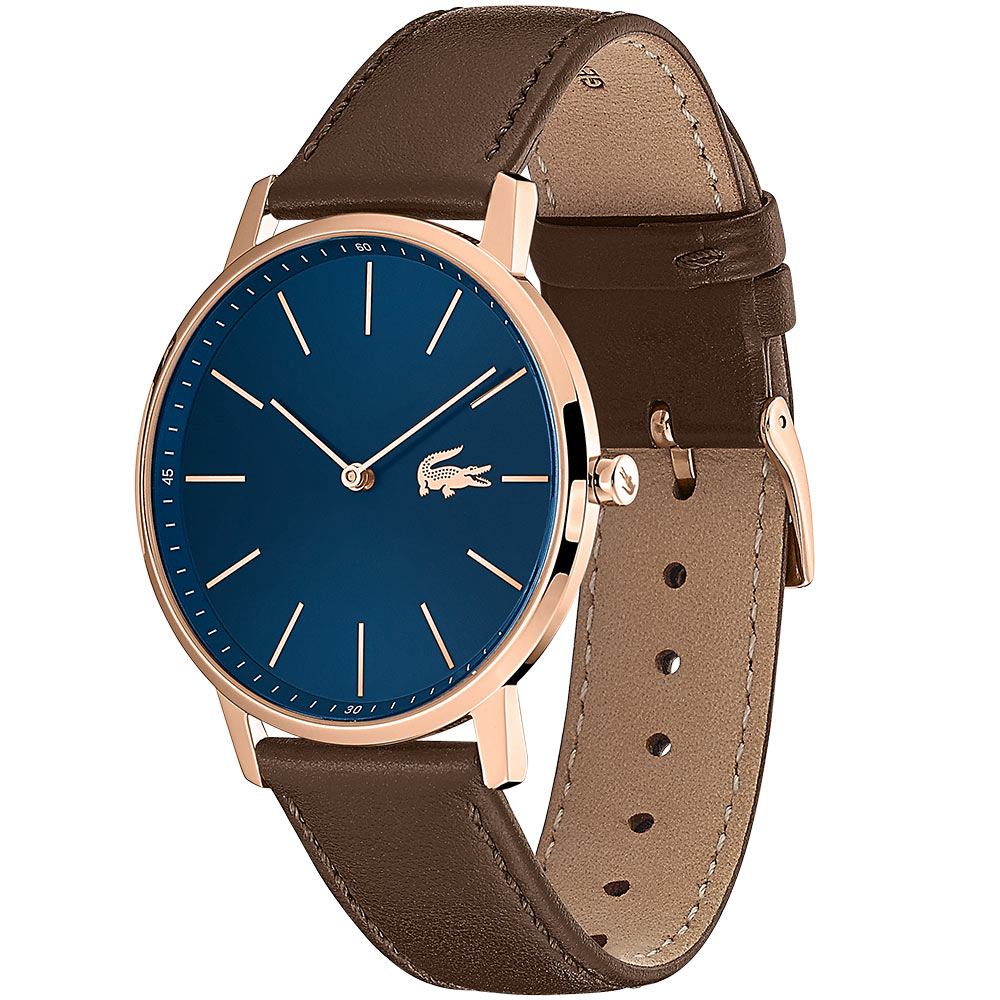 Lacoste Moon Brown Leather Men s Watch 2011018 The Watch Factory Australia