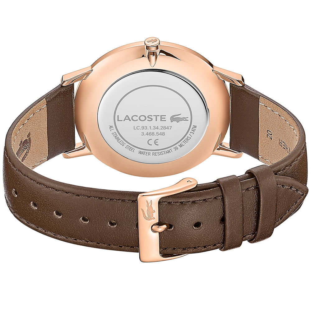 Lacoste Moon Brown Leather Men's Watch - 2011018
