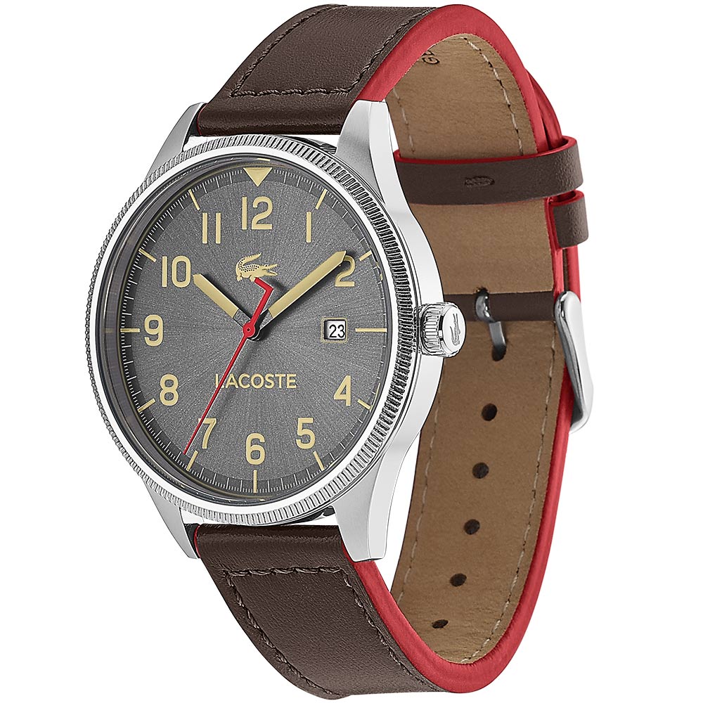 Lacoste Continental Brown Leather Men's Watch - 2011020
