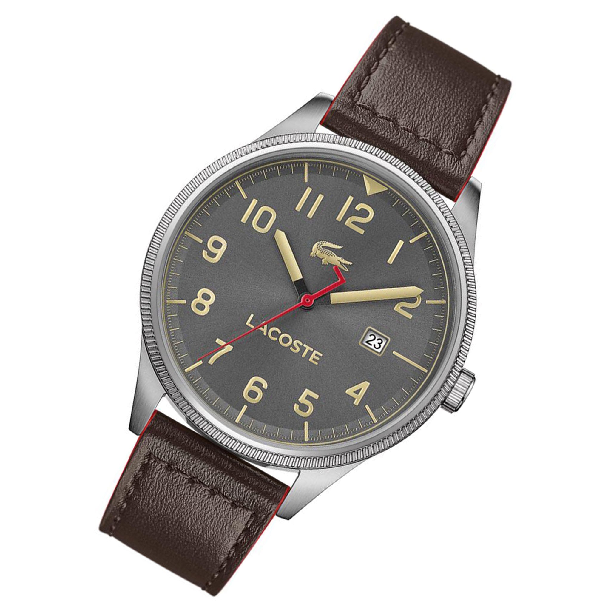 Lacoste Continental Brown Leather Men's Watch - 2011020