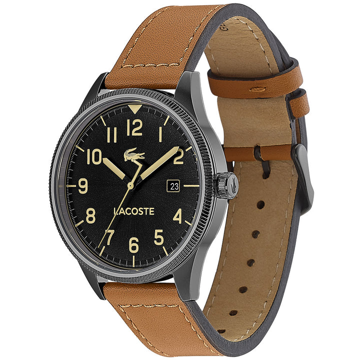 Lacoste Continental Brown Leather Men's Watch - 2011021