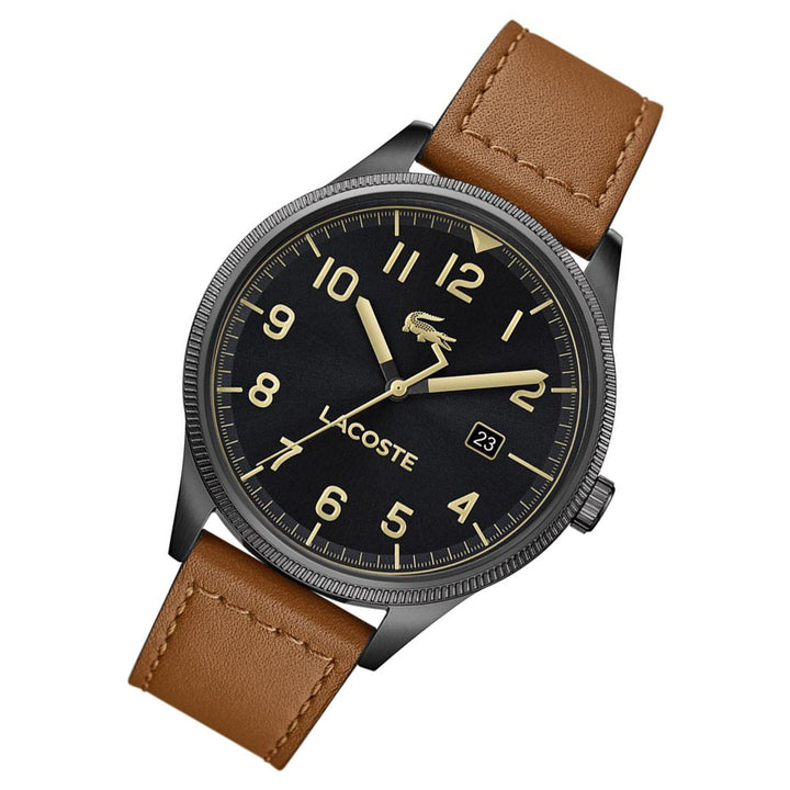 Lacoste Continental Brown Leather Men's Watch - 2011021
