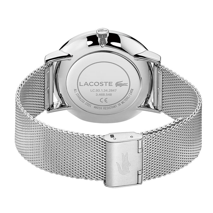 Lacoste Moon Silver Mesh Men's Multi-function Watch - 2011024