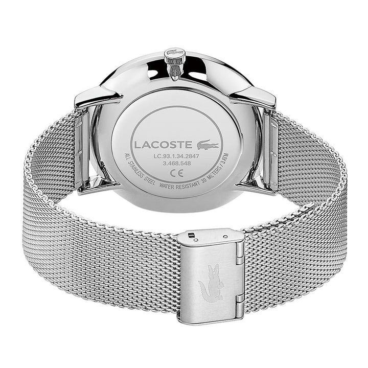 Lacoste Moon Silver Mesh Men's Multi-function Watch - 2011025