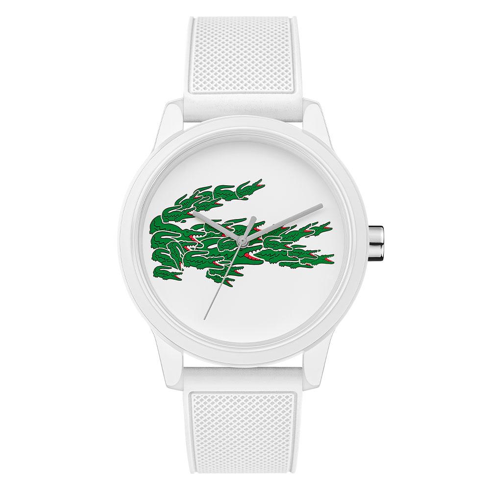 Lacoste 12.12 White Silicone Men's Watch - 2011039