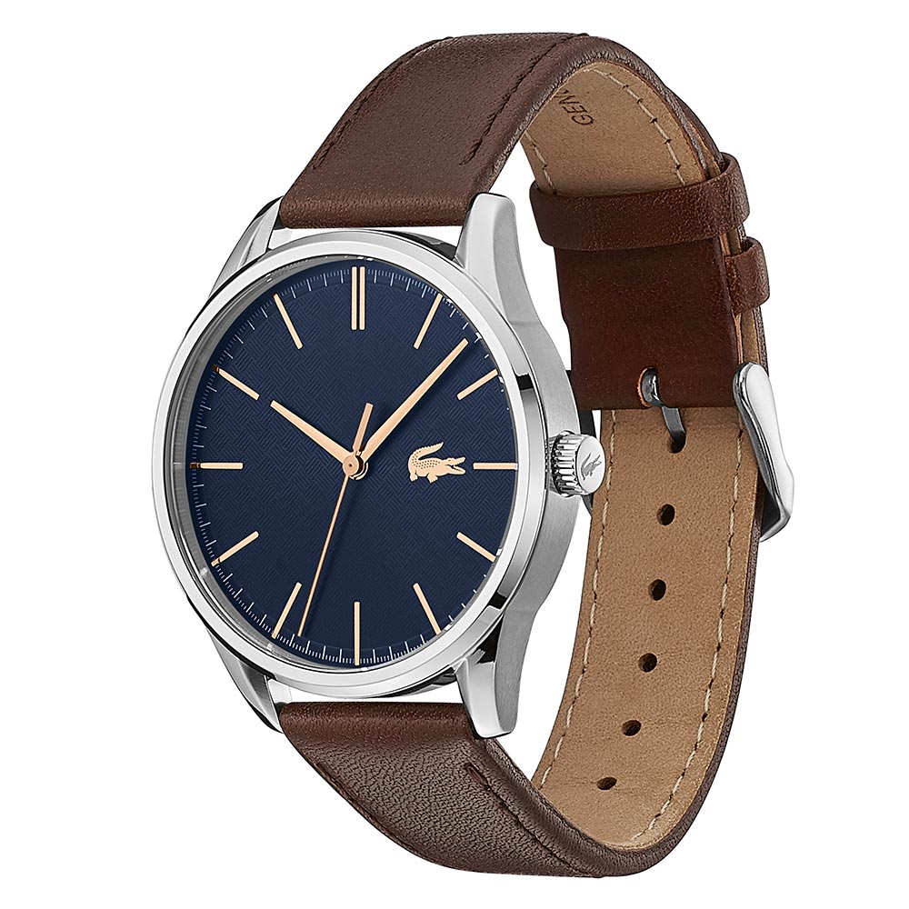 Lacoste Vienna Brown Leather Men's Watch - 2011046