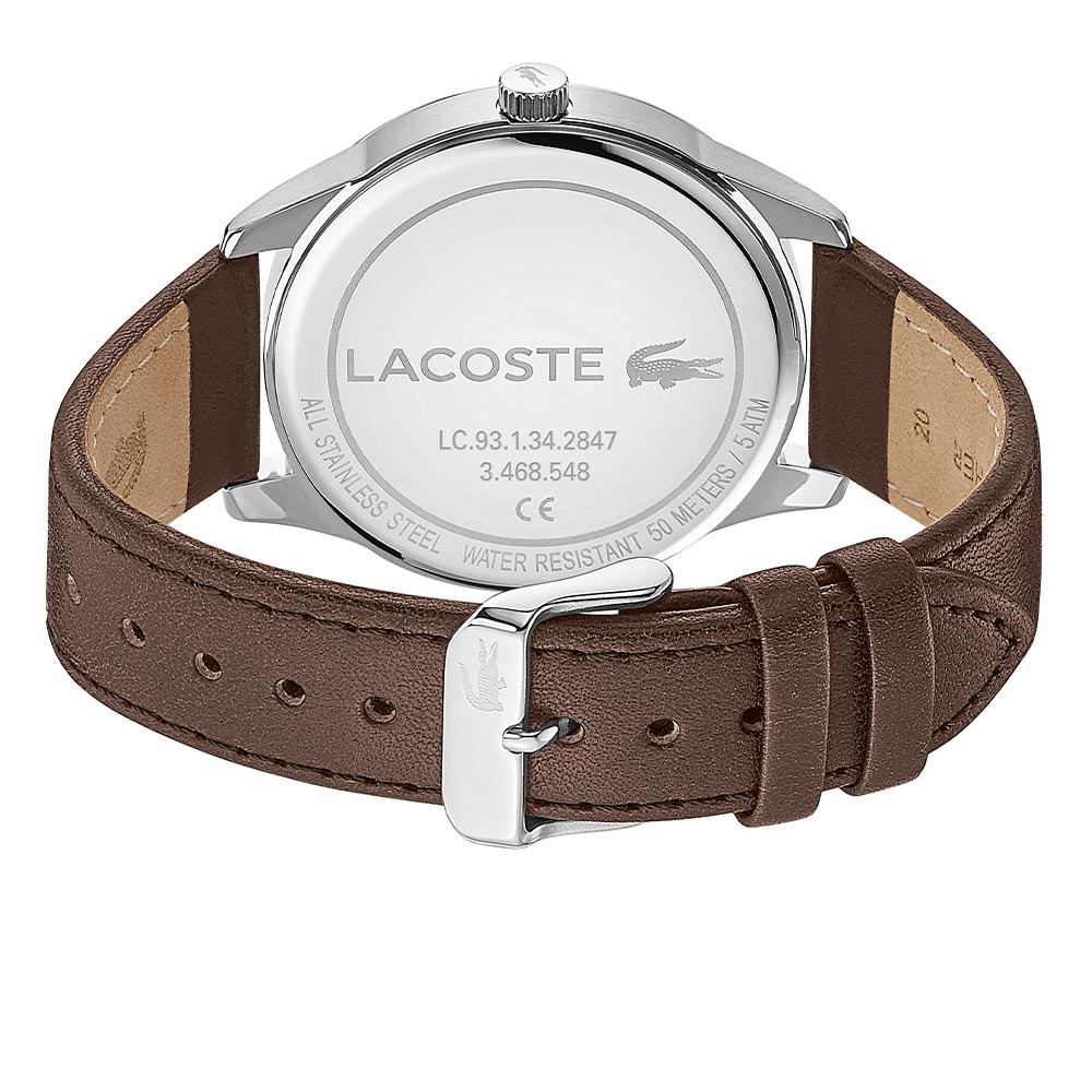 Lacoste Vienna Brown Leather Men's Watch - 2011046