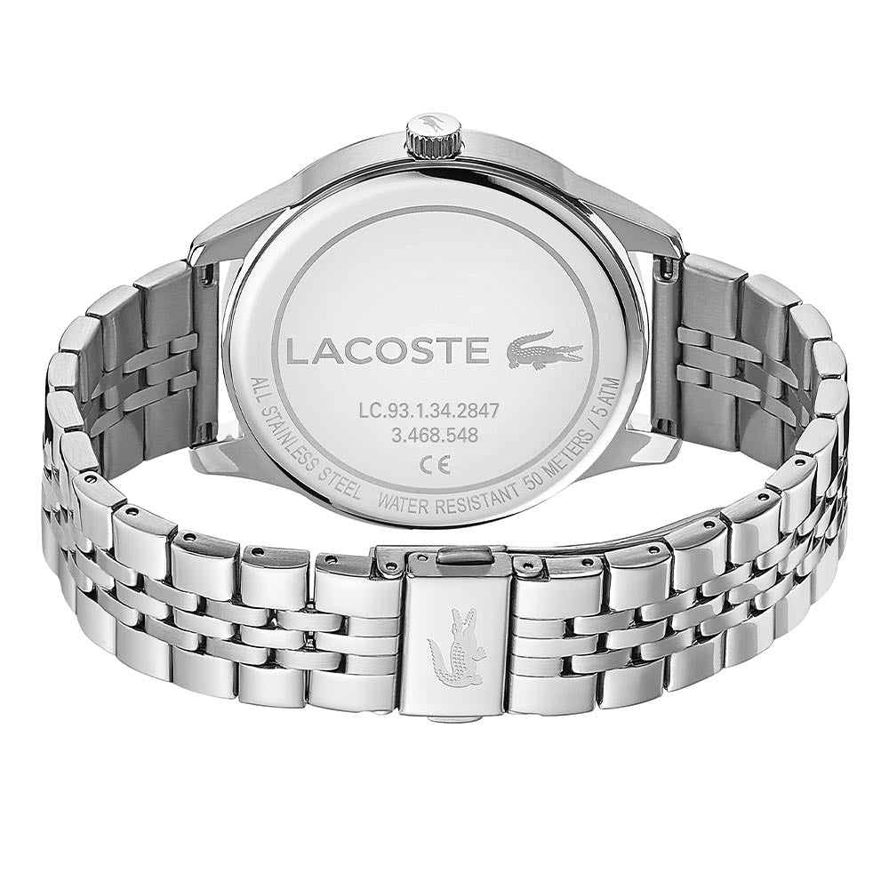 Lacoste Vienna Silver Steel Men's Watch - 2011049