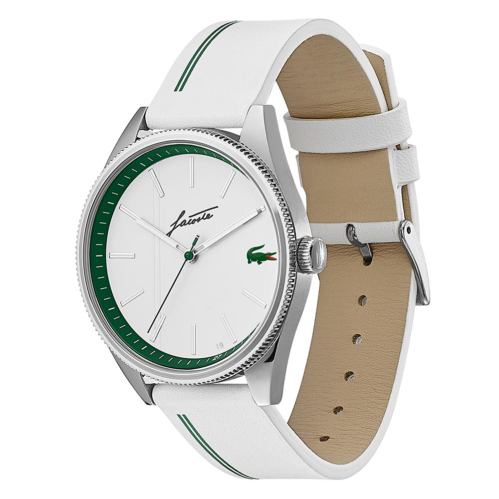 Lacoste Heritage White Leather Men's Watch - 2011050