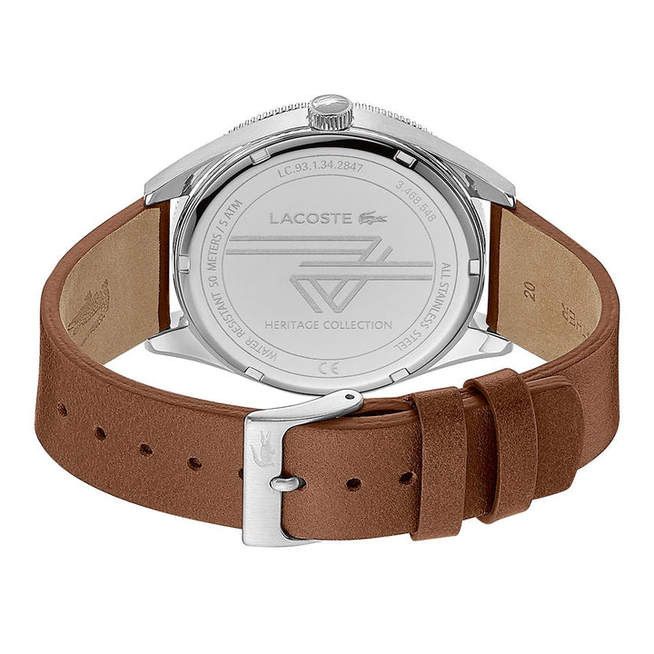 Lacoste Heritage Brown Leather Men's Watch - 2011052