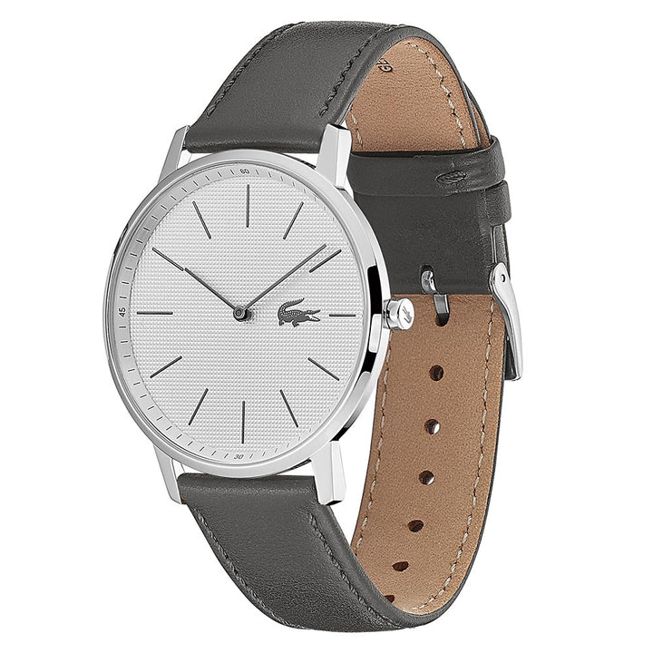 Lacoste Moon Grey Leather Men's Watch - 2011056