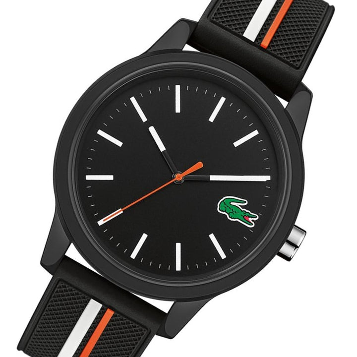 Lacoste 12.12 Black Silicone Men's Watch - 2011071