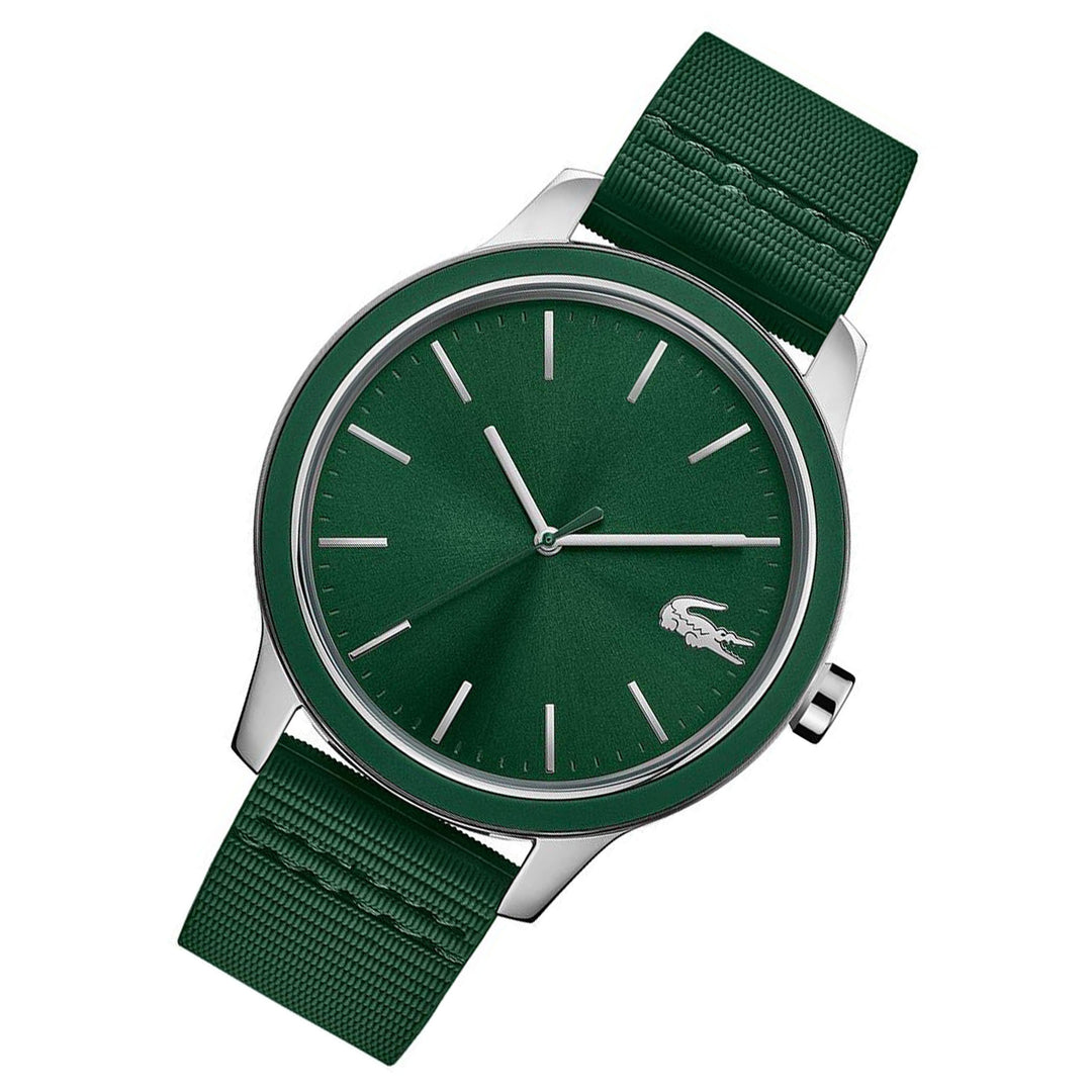 Lacoste 12.12 Green Silicone Band Men's Watch - 2011085