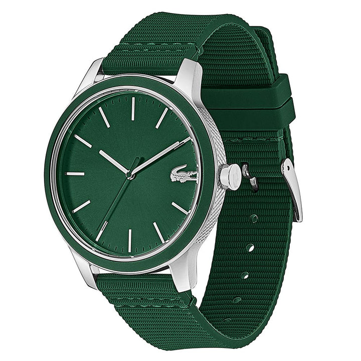 Lacoste 12.12 Green Silicone Band Men's Watch - 2011085