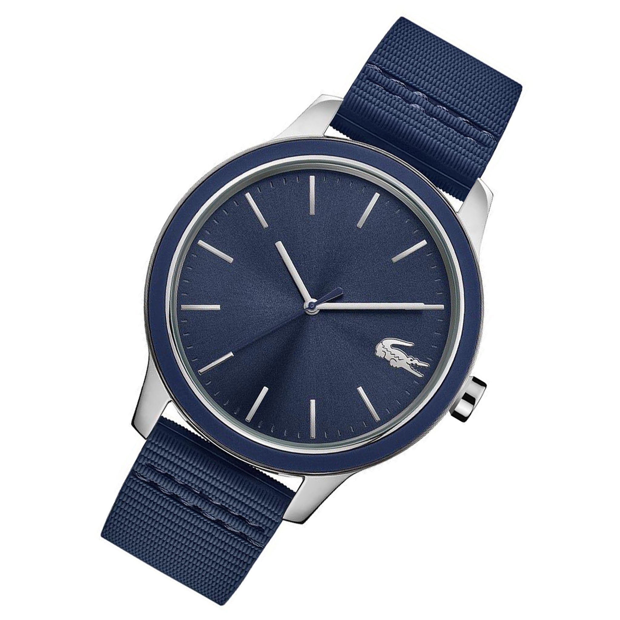 Lacoste 12.12 Blue Silicone Band Men s Watch 2011086 The Watch Factory Australia