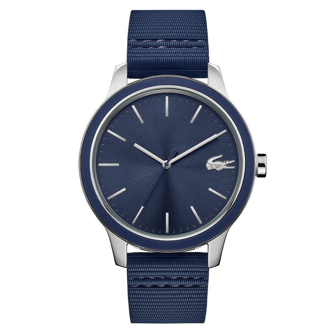 Lacoste 12.12 Blue Silicone Band Men's Watch - 2011086