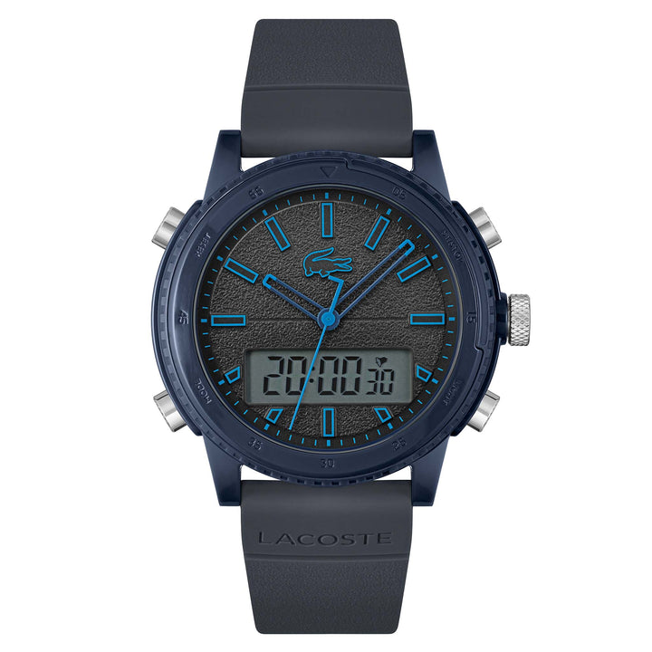 Lacoste Maui Blue Silicone Men's Quartz Analogue & Digital Watch - 2011092