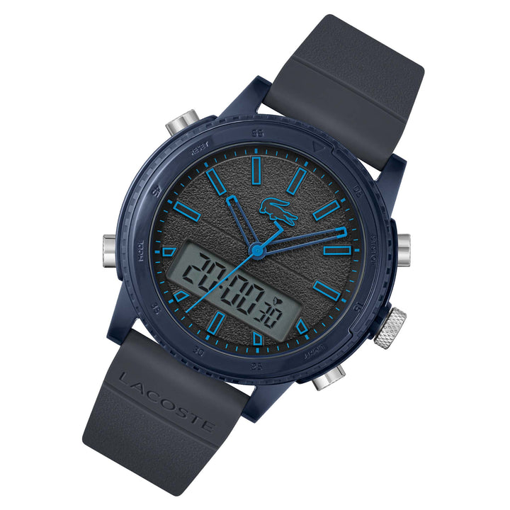 Lacoste Maui Blue Silicone Quartz Analogue & Digital Men's Watch - 2011092