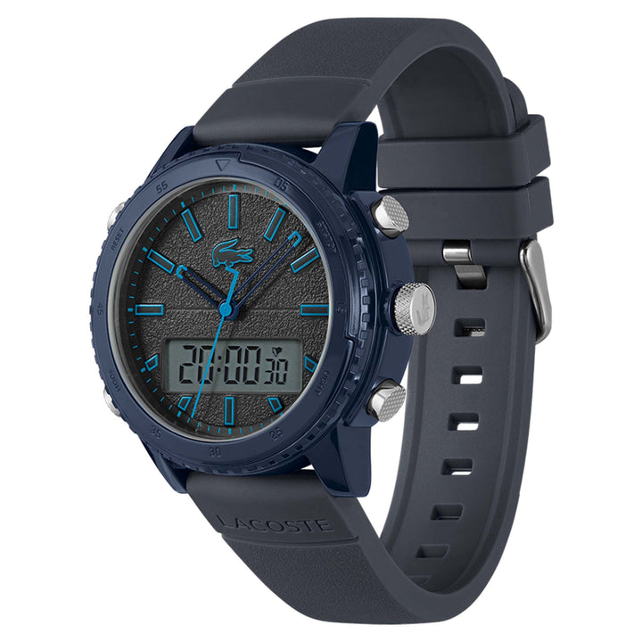 Lacoste Maui Blue Silicone Quartz Analogue & Digital Men's Watch - 2011092