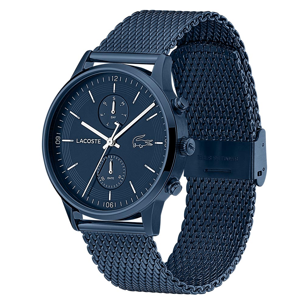 Lacoste Madrid Blue Mesh Men's Multi-function Watch - 2011100