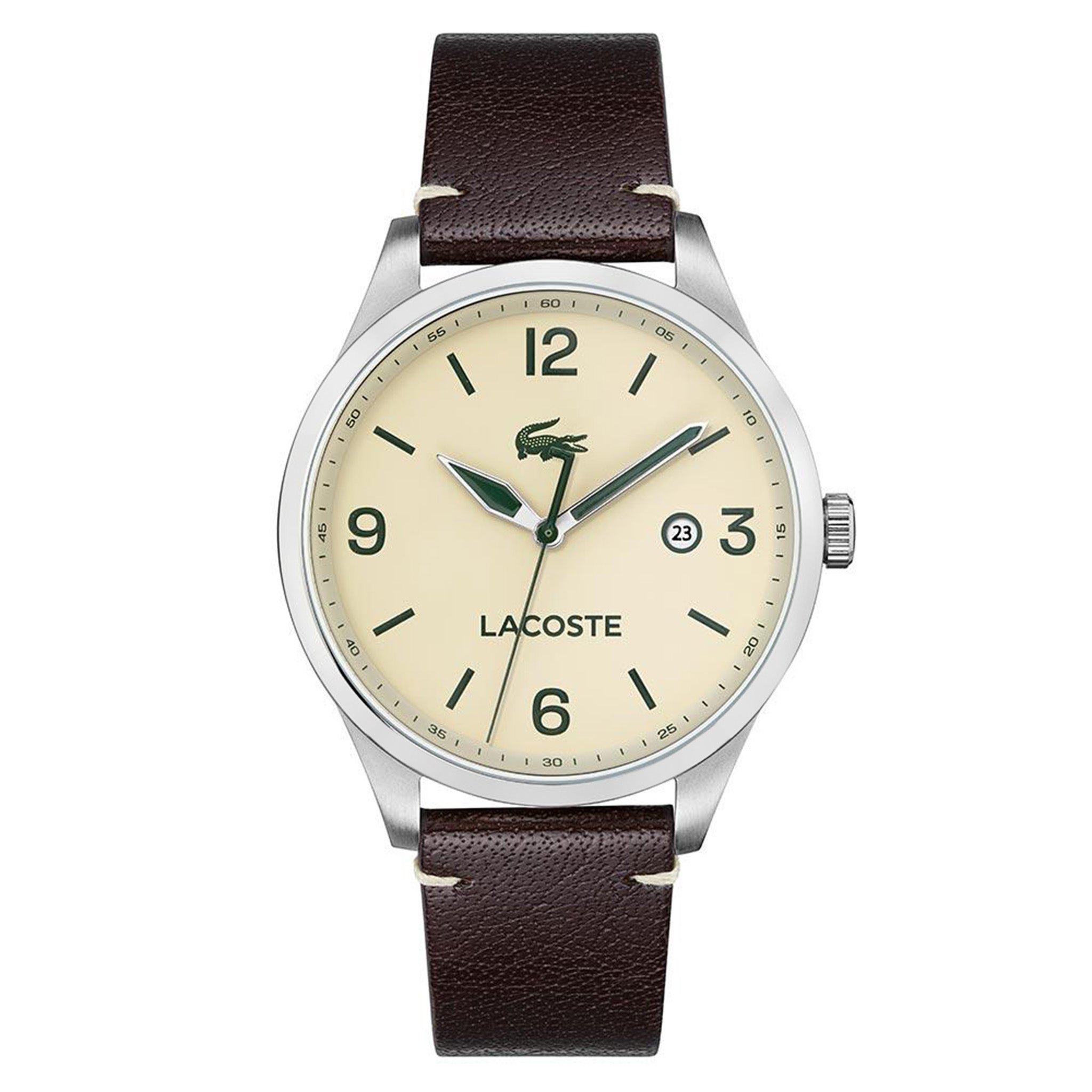 Lacoste Traveler Brown Leather Men's Watch - 2011107