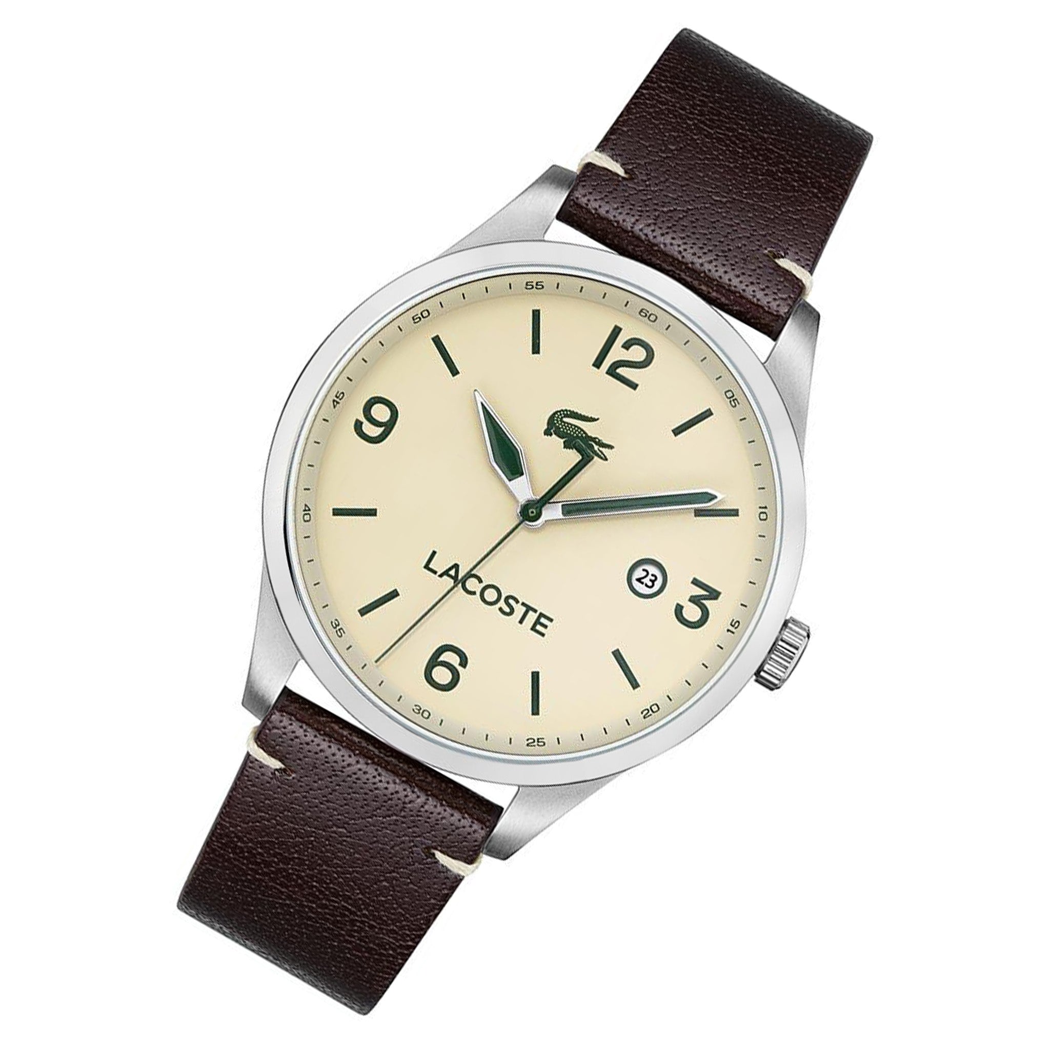Lacoste Traveler Brown Leather Men's Watch - 2011107