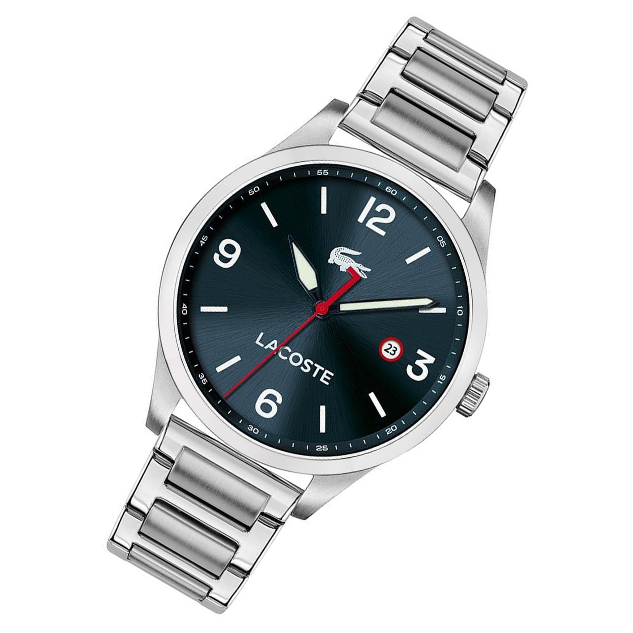 Lacoste stainless steel discount watch