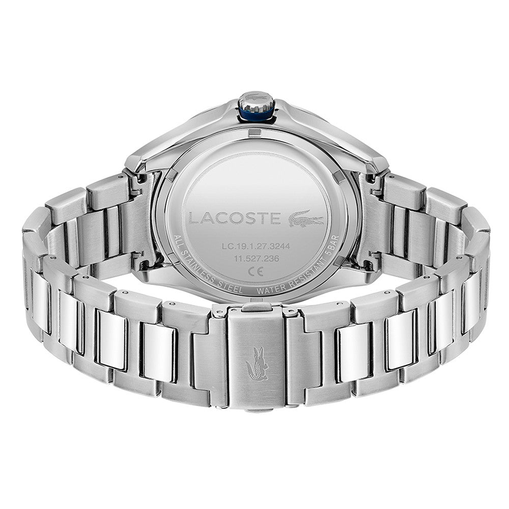 Lacoste Tiebreaker Stainless Steel Blue Dial Men's Watch - 2011127