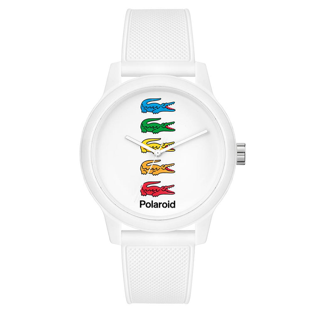 Lacoste .12.12 White Silicone Band Men's Watch - 2011130