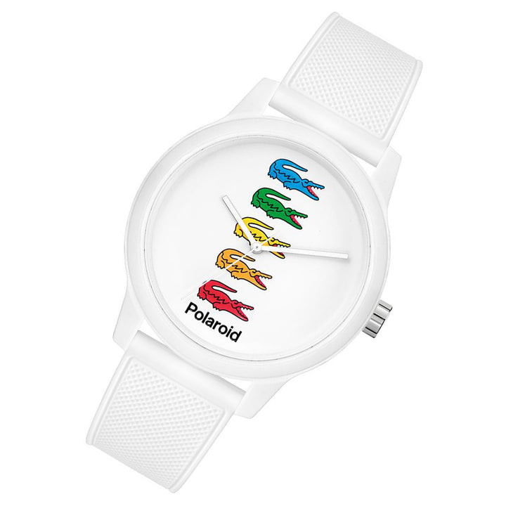 Lacoste .12.12 White Silicone Band Men's Watch - 2011130