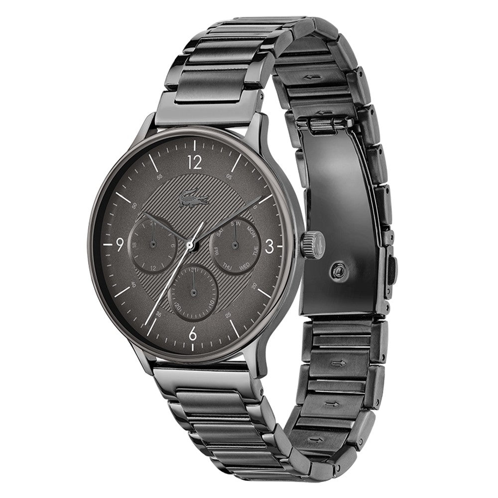 Lacoste Club Grey Steel Men's Multi-function Watch - 2011142
