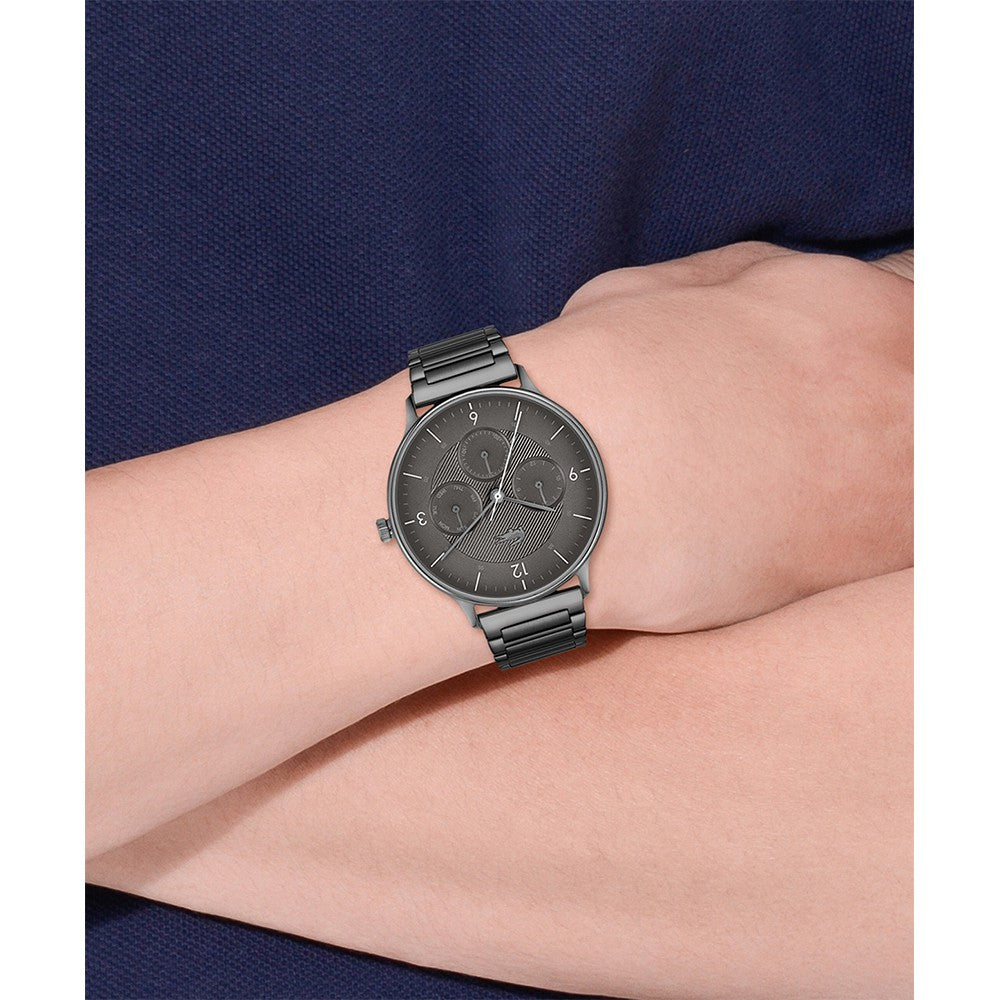 Lacoste Club Grey Steel Men's Multi-function Watch - 2011142