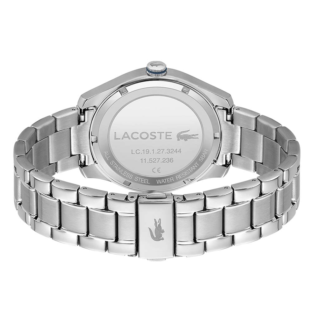 Lacoste Musketeer Stainless Steel Blue Dial Men's Watch - 2011149
