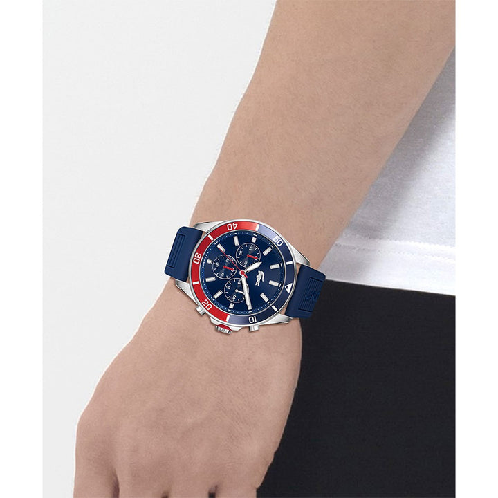 Lacoste Blue Silicone Band Men's Chronograph Watch - 2011154