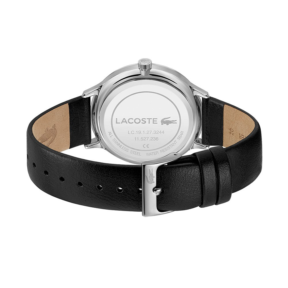 Lacoste Club Black Leather Men's Watch - 2011159