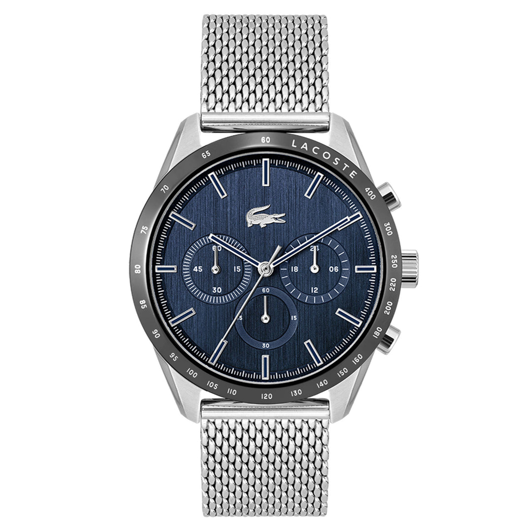Lacoste watch silver and blue Clearance