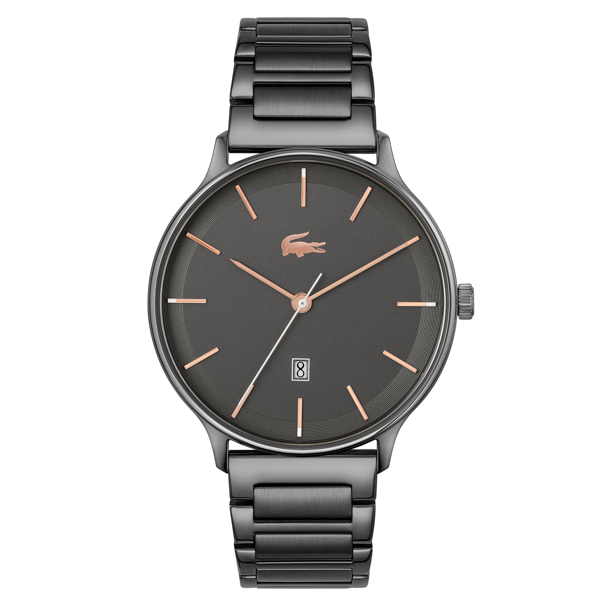 Lacoste Grey Steel & Dial Men's Watch - 2011165