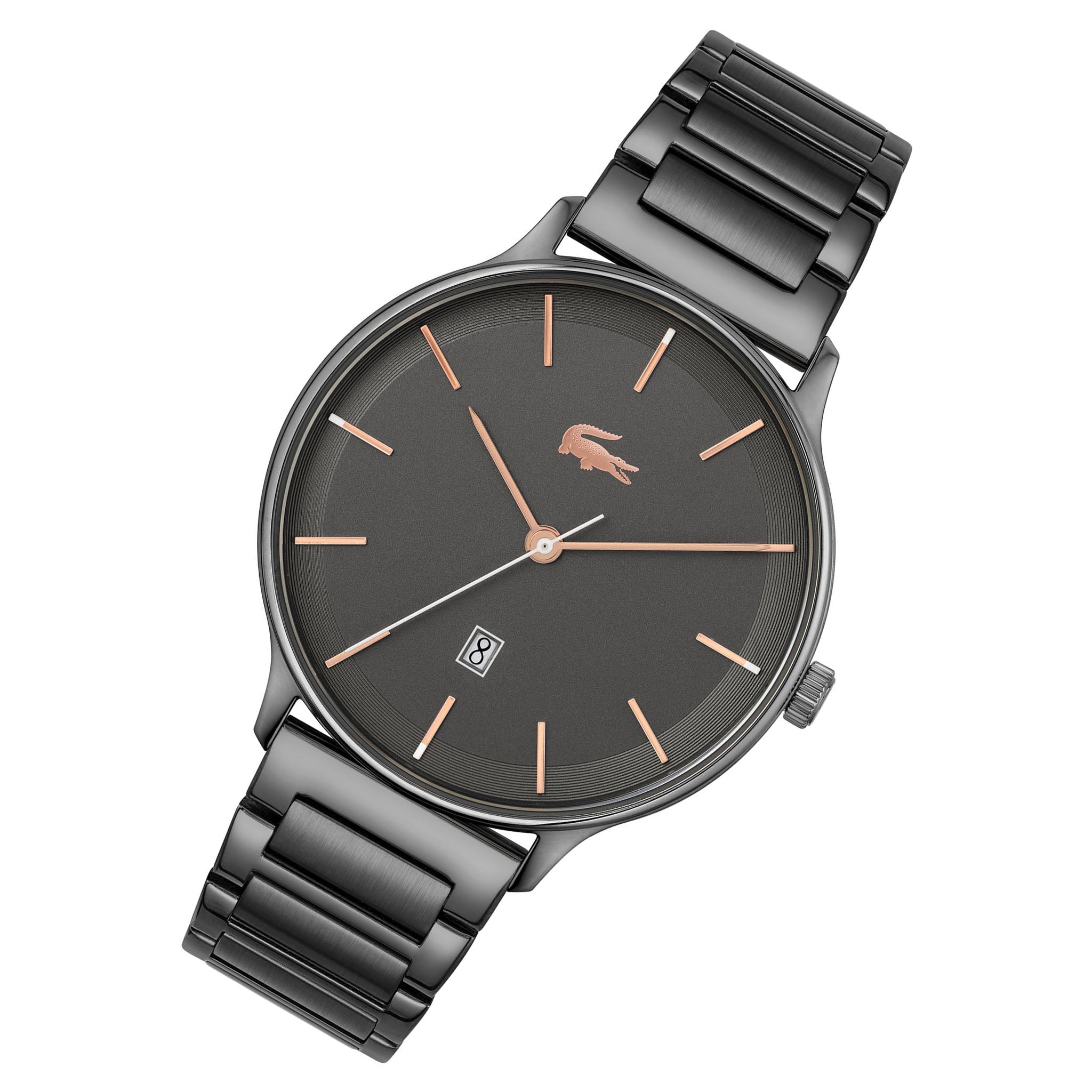 Lacoste Grey Steel & Dial Men's Watch - 2011165