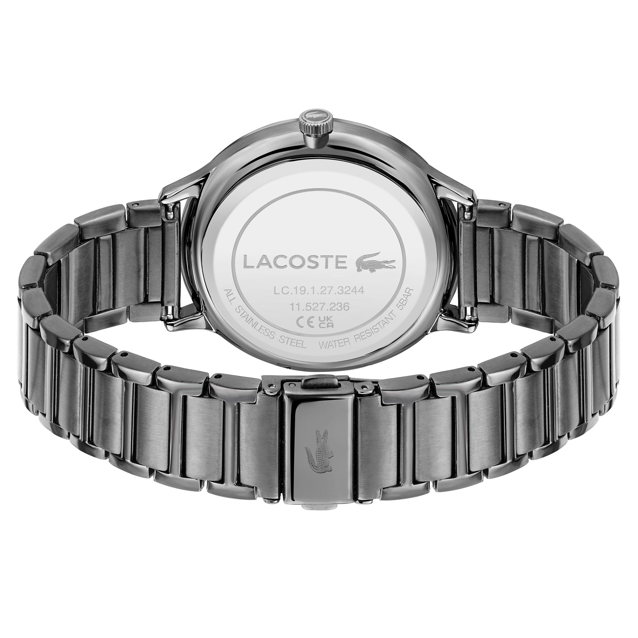 Lacoste Grey Steel & Dial Men's Watch - 2011165