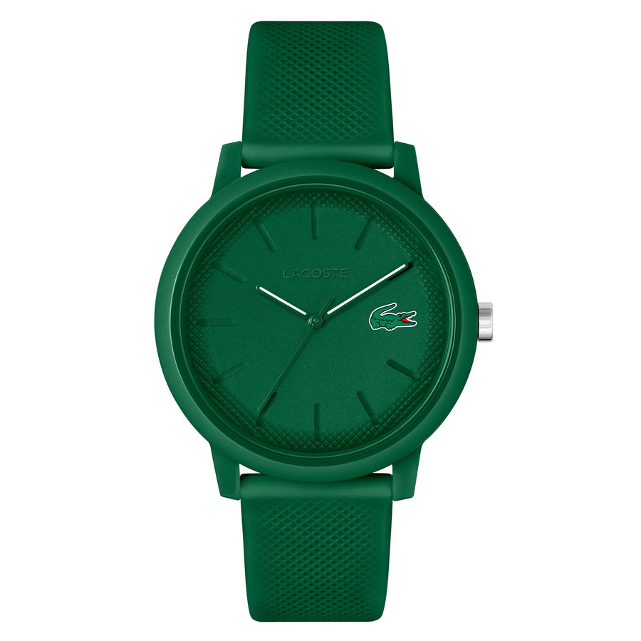 Lacoste Lacoste.12.12 Green Silicone Green Dial Men's Watch - 2011170