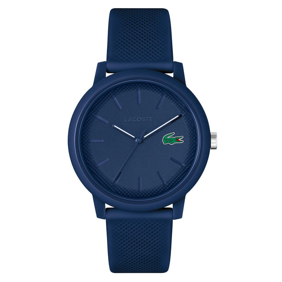 Lacoste Lacoste.12.12 Blue Silicone Blue Dial Men's Watch - 2011172