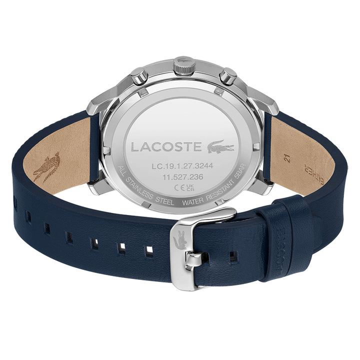 Lacoste Blue Leather Men's Multi-function Watch - 2011176