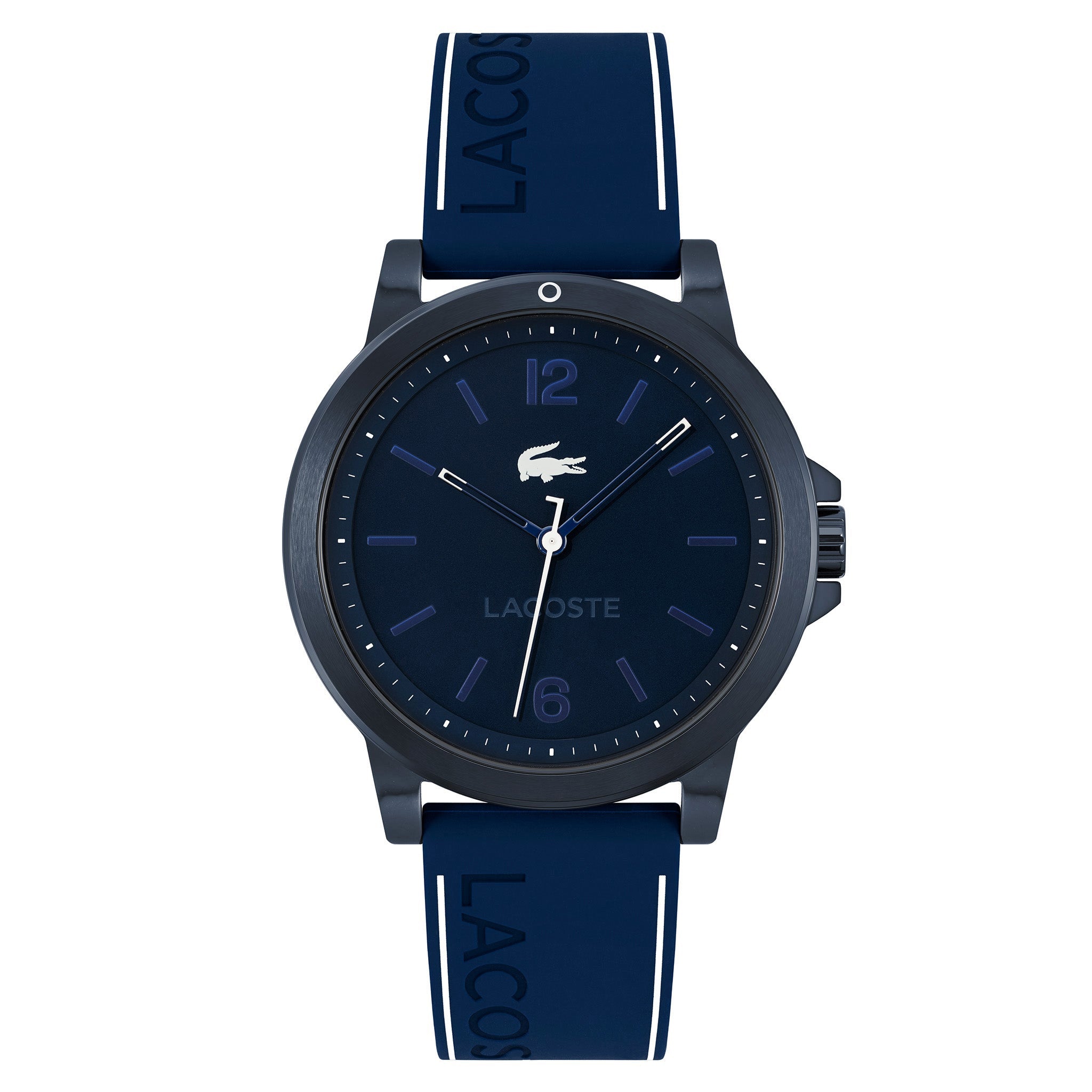 Lacoste Silicone Blue Dial Men's Watch - 2011181