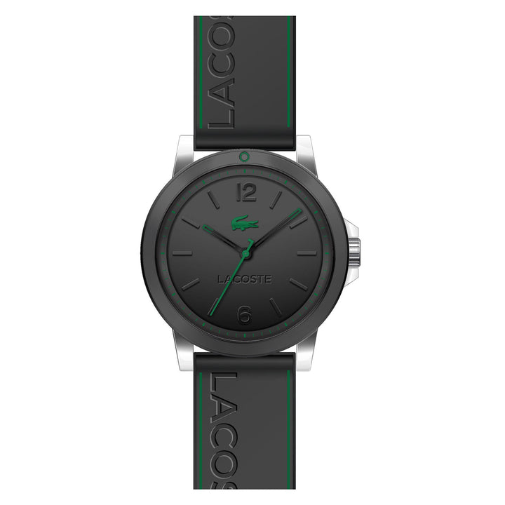 Lacoste Silicone Black Dial Men's Watch - 2011182