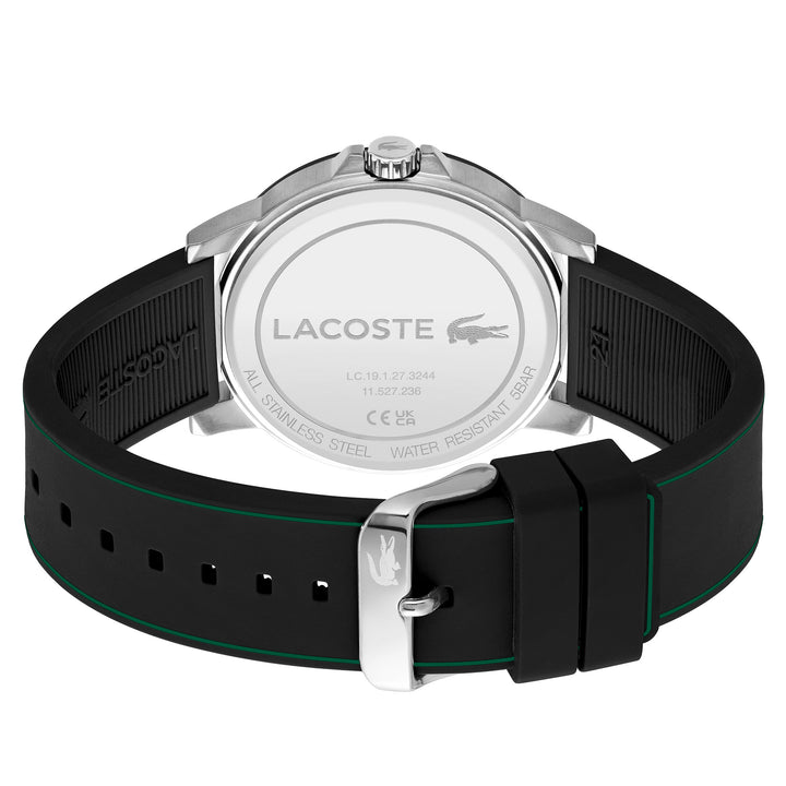 Lacoste Silicone Black Dial Men's Watch - 2011182