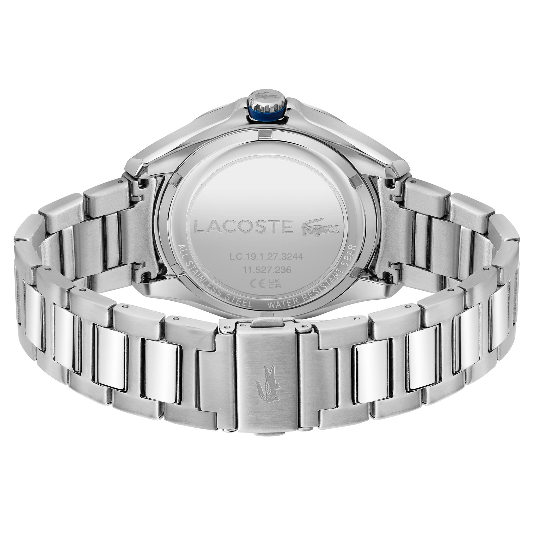 Lacoste Stainless Steel Silver Dial Men's Watch - 2011187