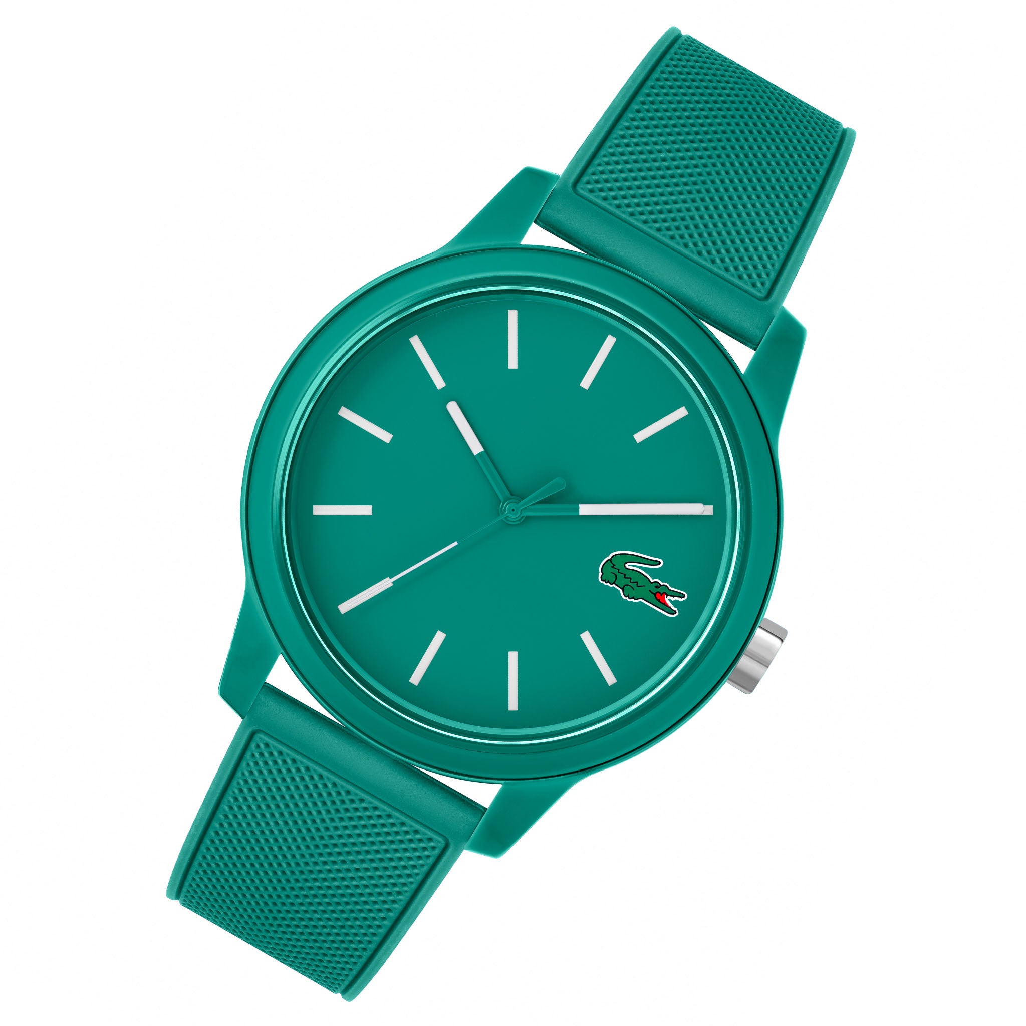 Lacoste Silicone Band Green Dial Men's Watch - 2011192