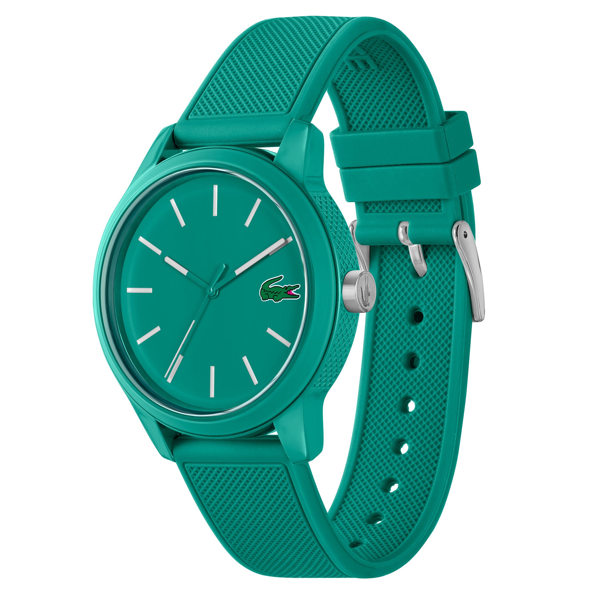 Lacoste Silicone Band Green Dial Men's Watch - 2011192