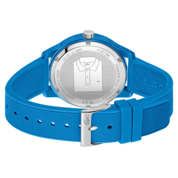 Lacoste Silicone Band Blue Dial Men's Watch - 2011193