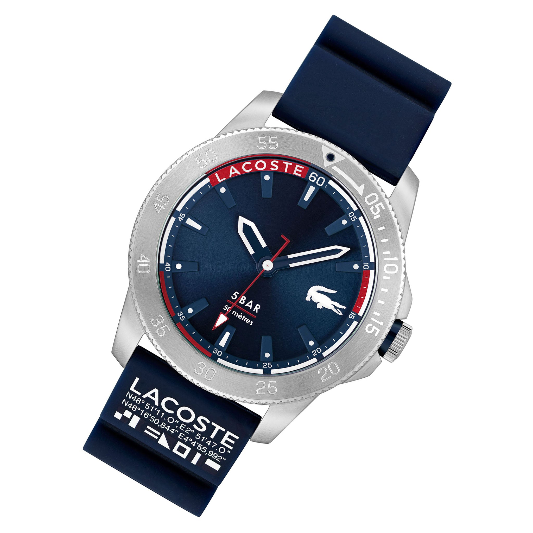 Lacoste Regatta Blue Silicone Men's Watch - 2011202